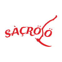 the logo for sarcoo on a black background